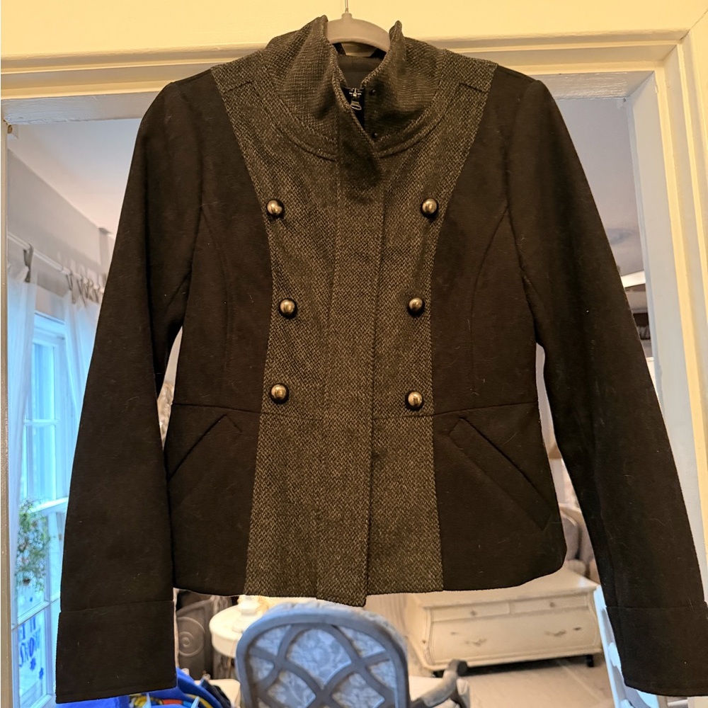 Jack by BB Dakota Wool Blend Military Style Jacket Coat Size S